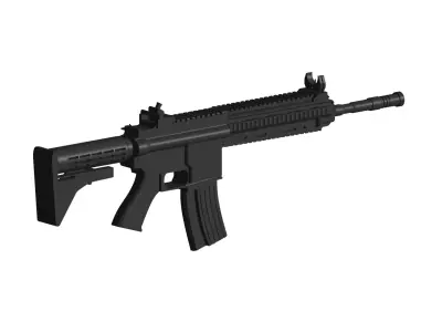 Heckler Koch HK416  3D model