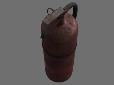 Fire Extinguisher 1C Low-poly 3D model