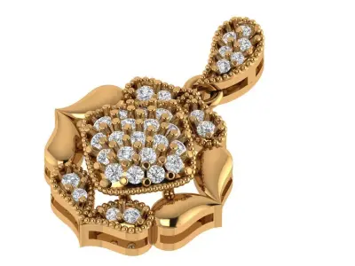 Antique Pendant 3D print model buy