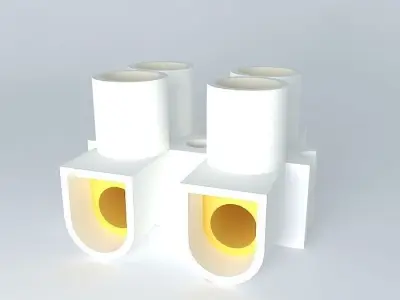 2 way screw terminal Free 3D model