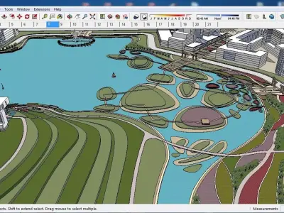 Sketchup Recreational Tourism B3 3D model