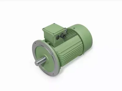 132M B5 IEC electric motor - 3D CAD model 3D model