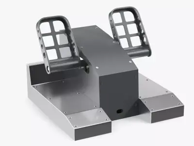 Boeing Aircraft Rudder Pedal Assembly 3D model
