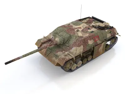 Jagdpanzer IV L70V Late Production - 211 3D model