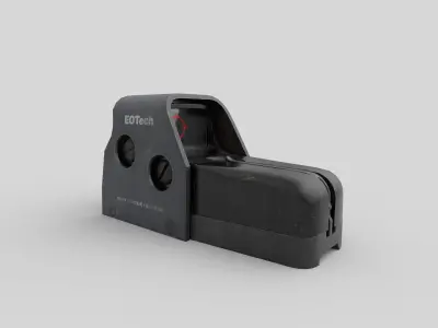 Eotech dot sight Low-poly 3D model