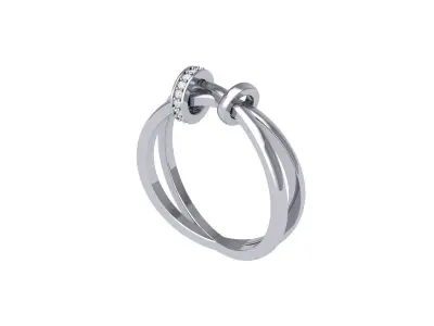 Wedding Ring  3D print model 76