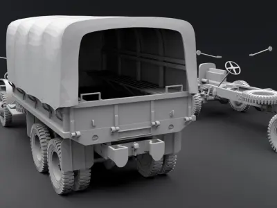 GMC CCKW Scale Model 3D print model