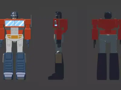 G1 Optimus Prime 3D model