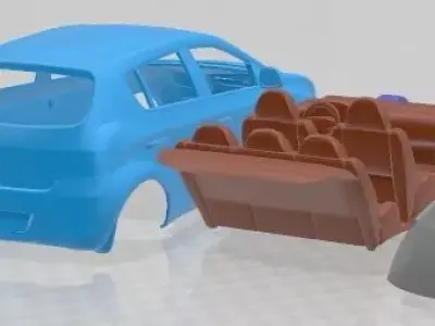 Hyundai i20 2009 Printable Car 3D print model