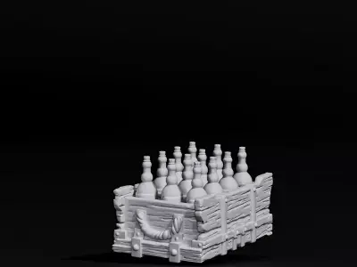 crate of battles 3D print model