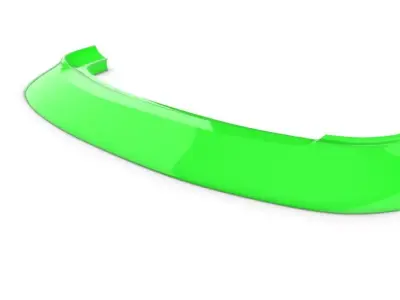 spoiler para Chevrolet Corsa Free low-poly 3D model