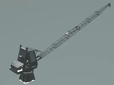 Crane 3D model 5