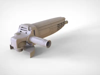 Angle Grinder 3D model 3D model