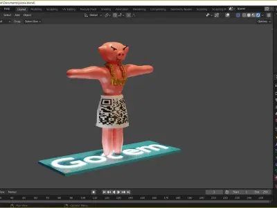The Got em salesman Free low-poly 3D model