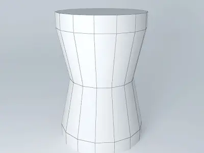 Side solid block 3D model