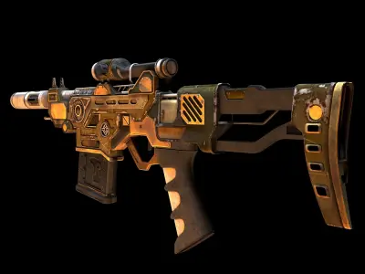Assualt Rifle 3D model