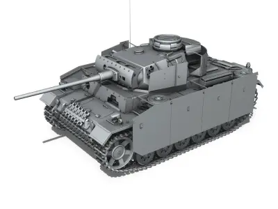 PzKpfw III - Panzer 3 -  Ausf M  3D model