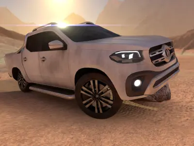 Pickup Stone Low-poly 3D model