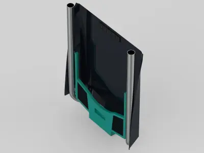 Back Cab Cover - D Model 3D model