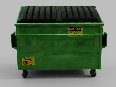Trash Dumpster - Blender  3D model