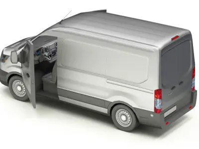 van Car 2-V5 Free low-poly 3D model