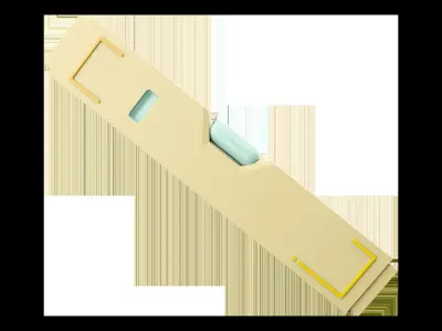 Industrial balance cartoon icon 3D model