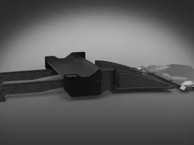 Adjustable Racing Dampers tuning  3D model