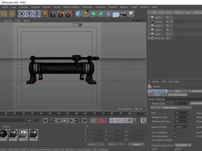 Rheostat air compressor 3D model