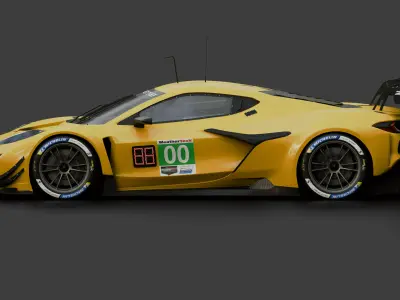 Corvette Z06 GT3R 3D model