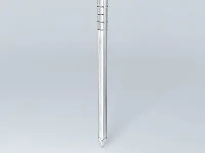 Nail plastic stake Free 3D model