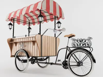Cargo Bike Milano 3D model