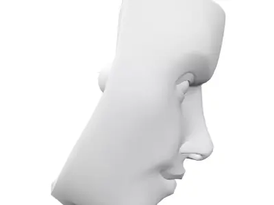 mask with wires 3D model