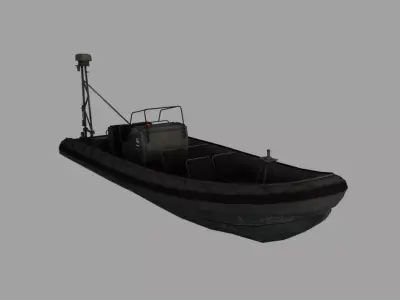Patrol boat 3D model buy