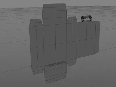 3D Package Cardboard  Box or Bag 3D model