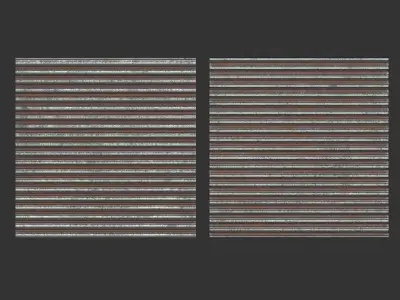 shutter rust Low-poly 3D model