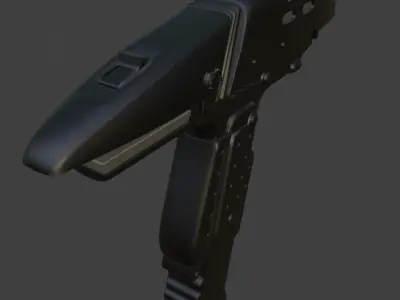 Star Trek Assualt Phaser Low-poly 3D model