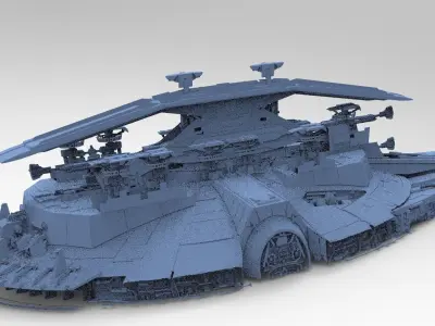 Jupiter alien ruins 2  3D model