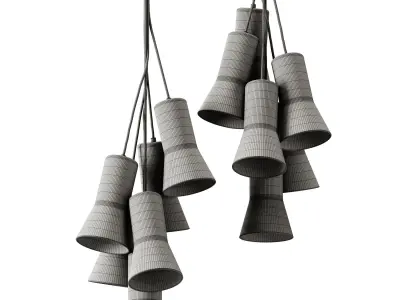 Ross Gardam Silhouette Pendant Lamp 6 3D model