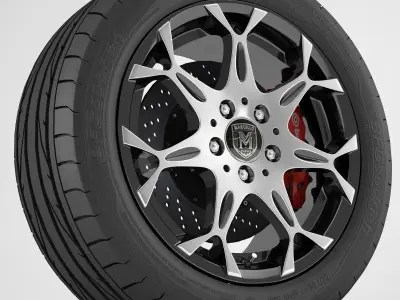 Wheel Marcello MR02 3D model