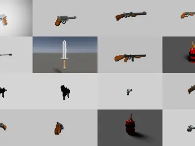 Pack 25 Guns and Tools