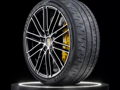 Goodyear Eagle F1 SuperCar 3R 235 35 ZR19 91Y 3D model purchase