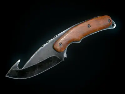 Knife gut CSgo Low-poly 3D model