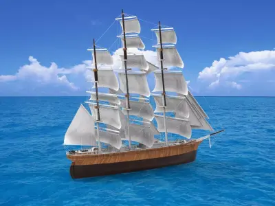  Sailing Ship 3D print model