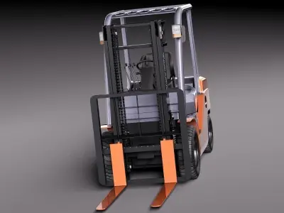 Toyota Fork Lift 8FD25 3D model