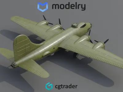 Tactical Bomber 3D model purchase