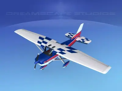 Cessna 150 Aerobat V03 3D model