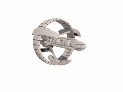 Spaceship-spacecraft-6 3D model