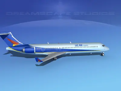 Comac ARJ21-900 Chengdu Airlines  3D model