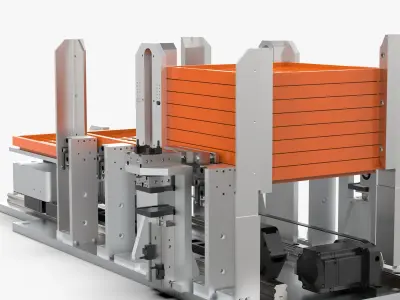 Tray Plate Loading Module 3D model