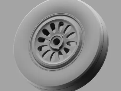 Wheels - Honda Jet Elite II  3D model